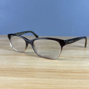 Coach HC 6089 5400 Eyeglasses Olive Brown Full Rim Metal Frame Only 51-16 135